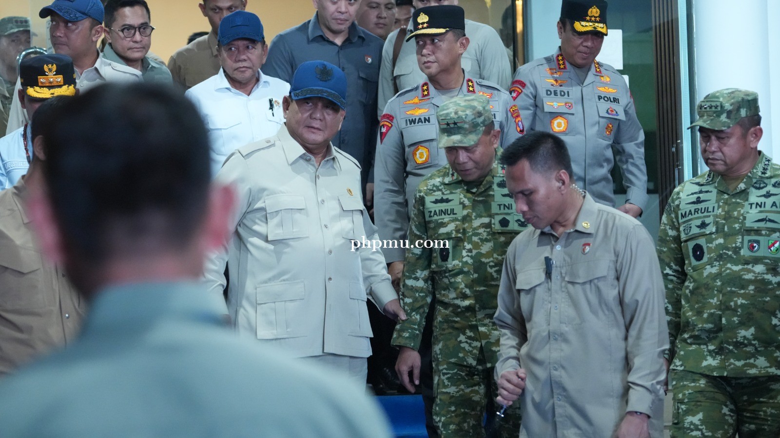 Kapolda Kalteng Bersama Wakapolri dan KASAD Sambut Presiden RI di Palangka Raya