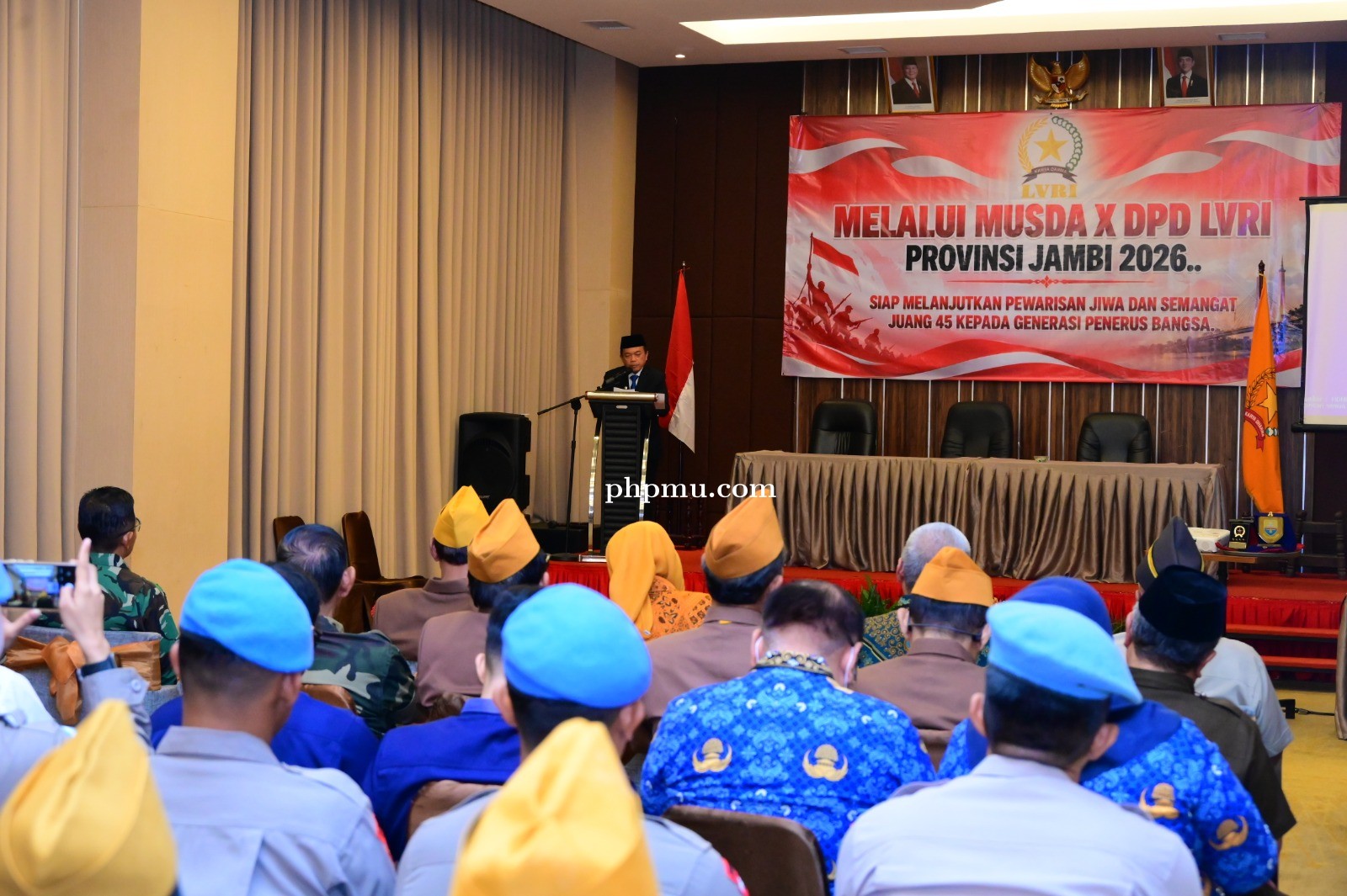 Polda Jambi Dukung Pewarisan Semangat Juang 45 dalam Musda LVRI Provinsi Jambi