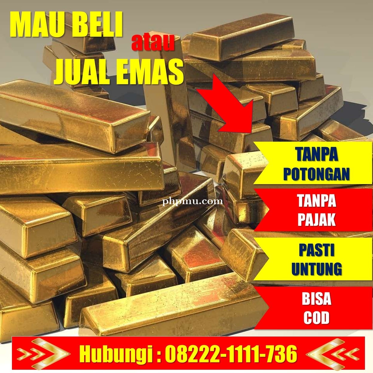 0822-2111-1736 [ TANPA POTONGAN ], Harga Buyback Antam Hari Ini Pleret
