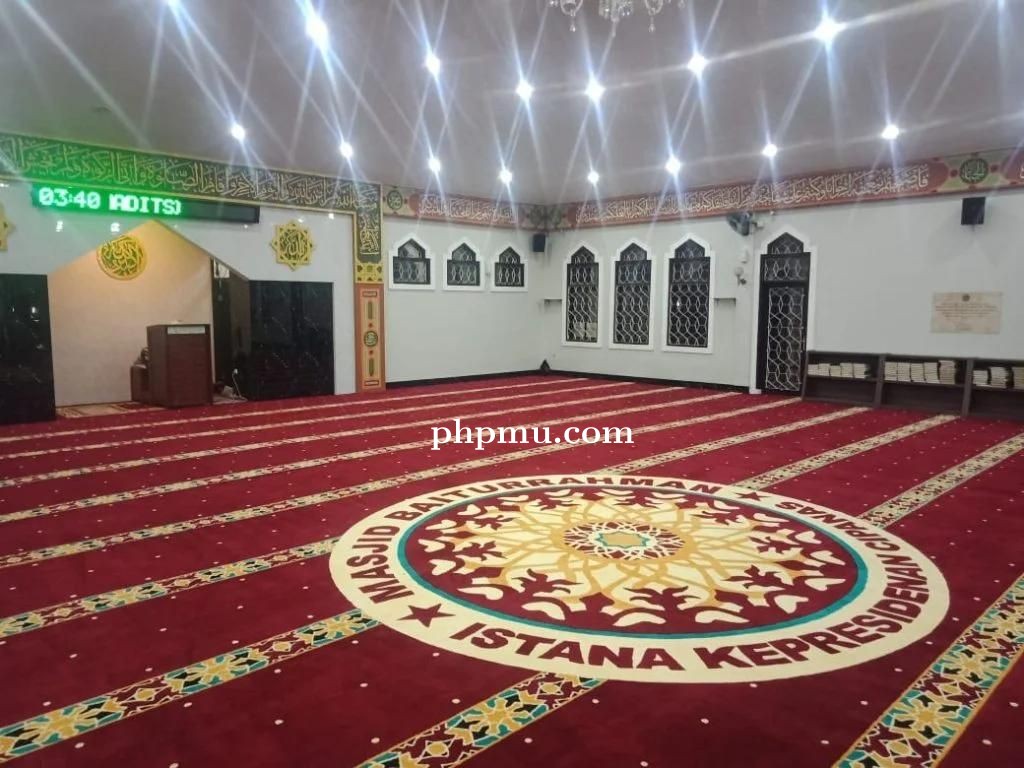 Pilih Karpet Masjid Premium Jakarta Lebih Mudah di Utsman Karpet